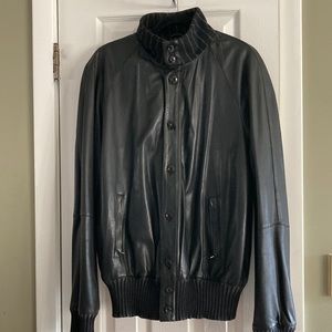 BRUNO MAGLI LEATHER JACKET SIZE 42